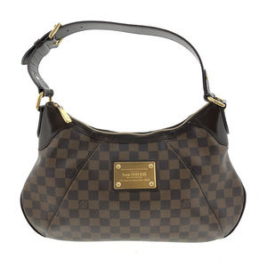 Louis Vuitton Thames GM Damier Ebene Shoulder Bag Brown
